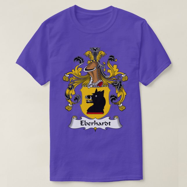 Eberhardt Coat of Arms Family Crest  T Shirt (Design framsida)