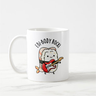 Ebi-body Sten Funny Rocker Sushi Pun Kaffemugg