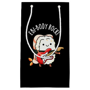 Ebi-body Sten Funny Rocker Sushi Pun Mörk BG