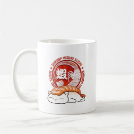 Ebi Shrimp Sushi Cat Kaffemugg