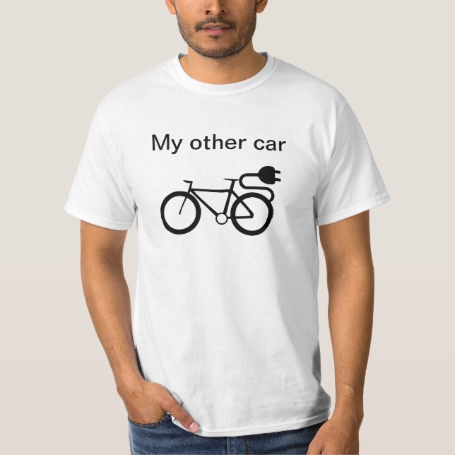 EBike min annan bil är en Ebike T-tröja T Shirt (Framsida)