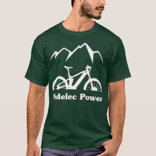 EBike Pedelec Power Bicycle Battery Mountain T Shirt