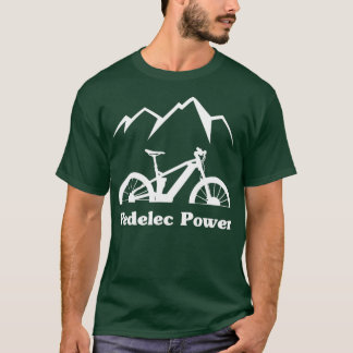 EBike Pedelec Power Bicycle Battery Mountain T Shirt
