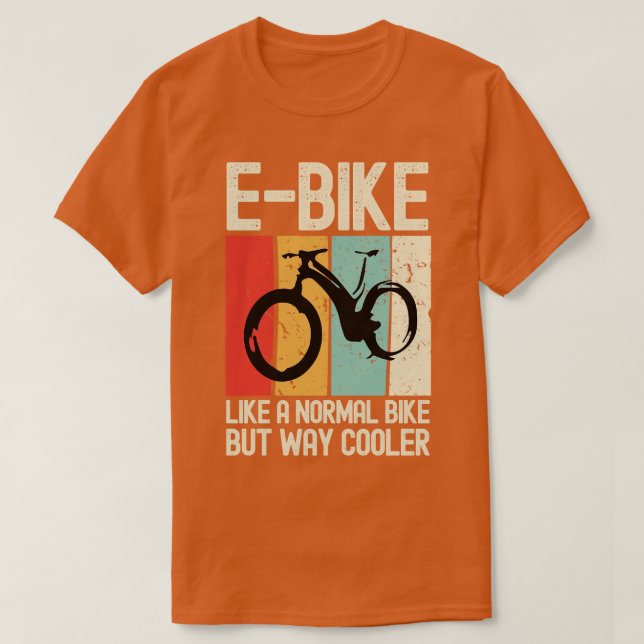 EBike som en vanlig bike men som en kylare (Electr T Shirt (Design framsida)
