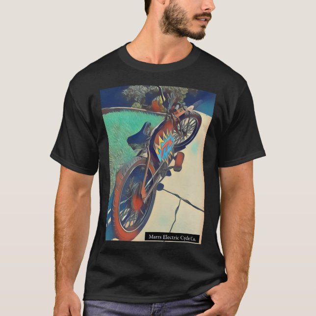 eBike som parkeras i körbana T Shirt (Framsida)