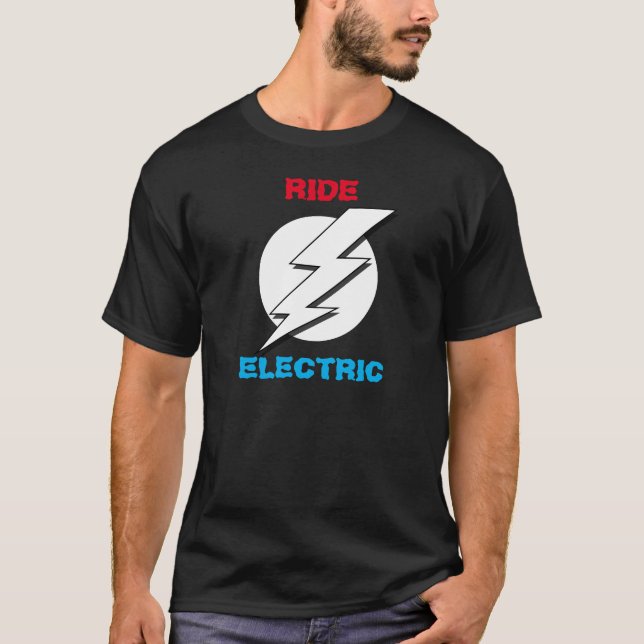 Ebike Tshirt Electric Bike Shirt T Shirt (Framsida)
