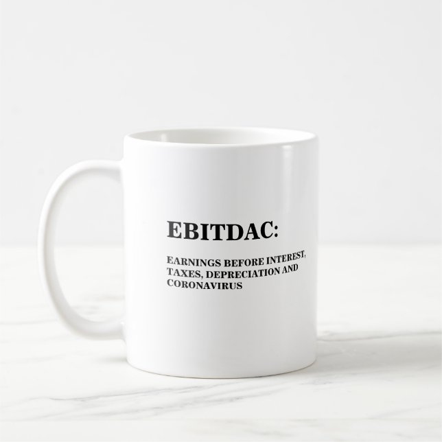 EBITDAC FINANSIERINGSKOFFEE MUGG (Vänster)