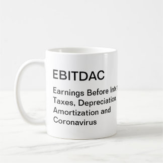 EBITDAC - Inkomster före Coronavirus Kaffemugg