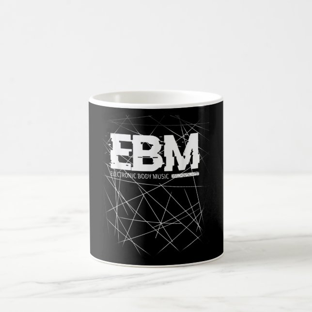 EBM ELECTRONIC BODY MUSIC DESIGN, MÖRK VINKARARE, KAFFEMUGG (Center)