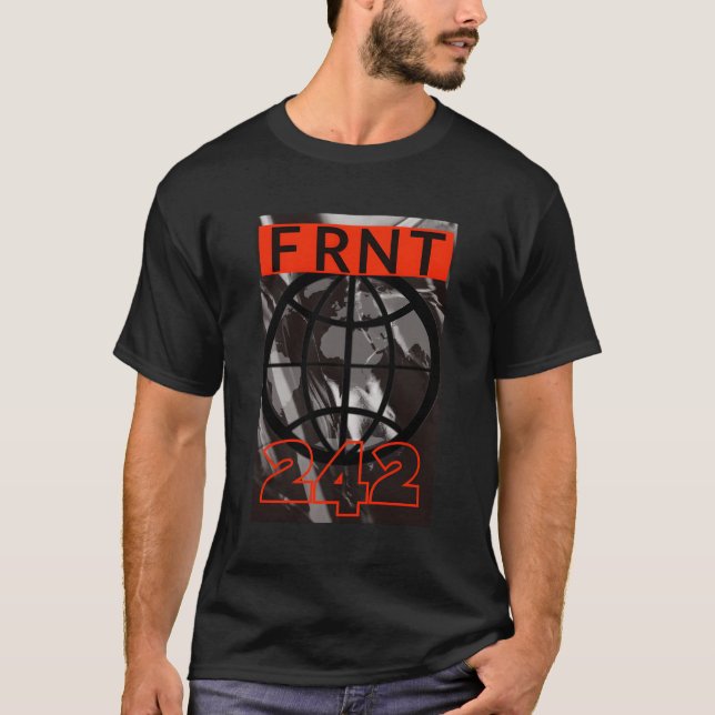 Ebm-Front Electronic Body Music Pro-Frnt-242 T Shirt (Framsida)