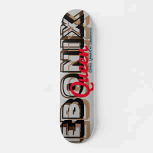 EBONIX QUEEN 7 3/4-tums Skateboard-däck Mini Skateboard Bräda 18,5 Cm