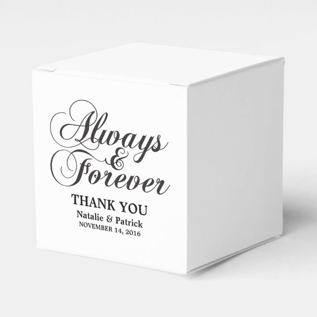 Ebony Always & Forever-favoritboxar Presentaskar (Framsidan Sidan)