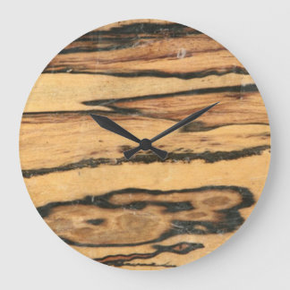 Ebony Baned Wood Wocklock Clock Stor Klocka