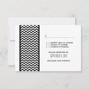 Ebony Chevron Gräns OSA kort