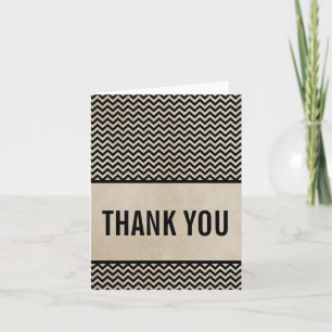 Ebony Chic Chevron - tackkort