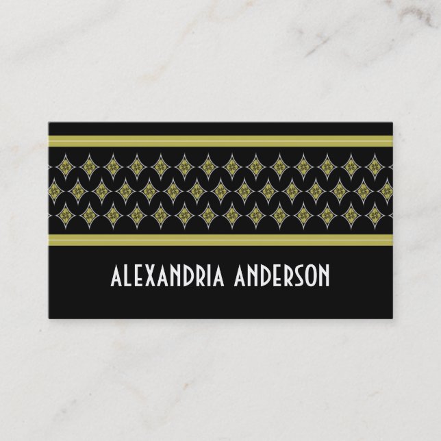 Ebony Divine Diamonds Affärskort Visitkort (Framsida)
