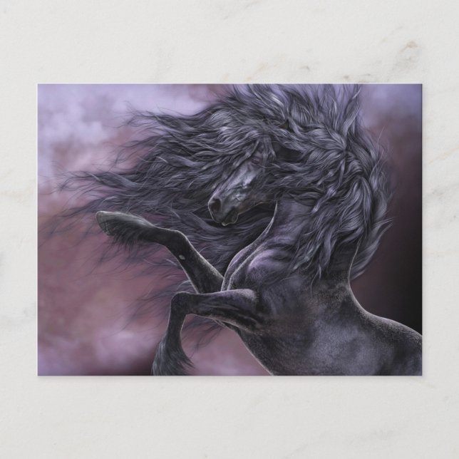 Ebony Fire-vykort Vykort (Framsida)