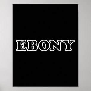 Ebony och Elfenbenskusten för Par Halloween Adul Poster
