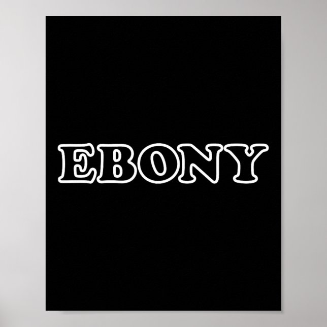 Ebony och Elfenbenskusten för Par Halloween Adul Poster (Framsidan)