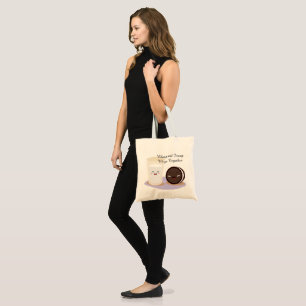 Ebony och Ivory Natural Tote Tygkasse