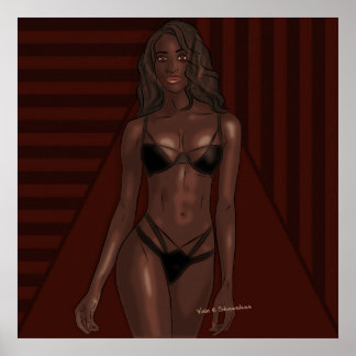 Ebony Ögon Poster