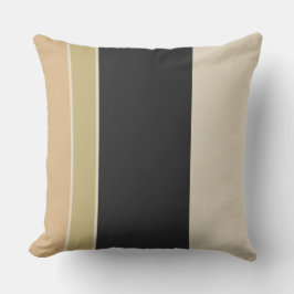 Ebony Pearl och Sand Rand Kudde