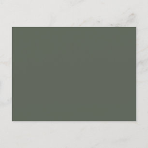 Ebony Solid Färg Vykort