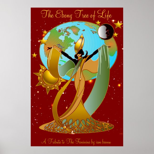 Ebony Träd Poster (Framsidan)