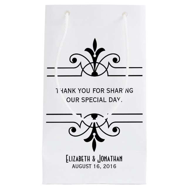 Ebony v2 Finare Ornamental Gift Bag (Framsidan)