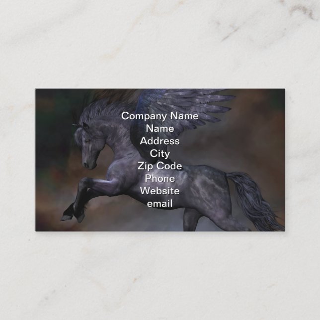 Ebony Visitkort (Framsida)