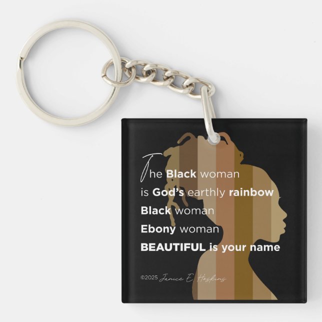 Ebony woman, key chain (Framsidan)