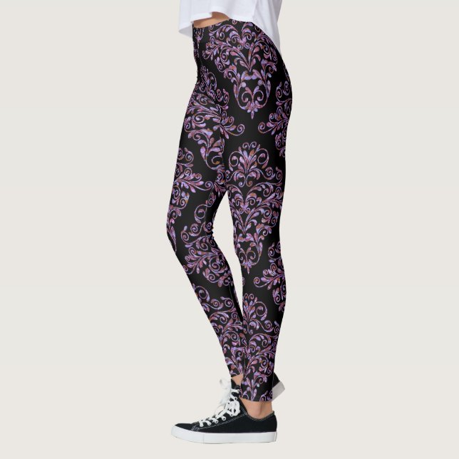 Ebonyphylo Damask Rococo Elegance Leggings (Vänster)