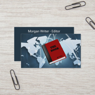 eBook World Connection Ghostwriter Author, ZSSG Visitkort