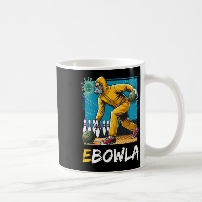 Ebowla Funny Bowling Player Ebowla Bowlareare Bowl Kaffemugg (Höger)
