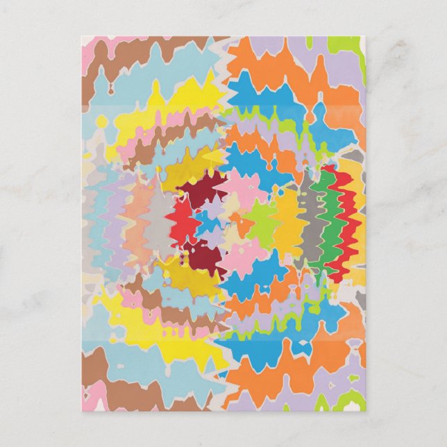 EBR Rainbow Färg: Energibalans Vykort (Framsida)