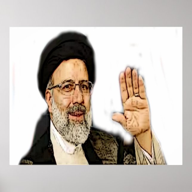 Ebrahim Raisi Poster (Framsidan)