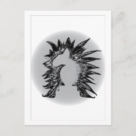 EBT-schack-schack, modern konstillustration av hus Vykort