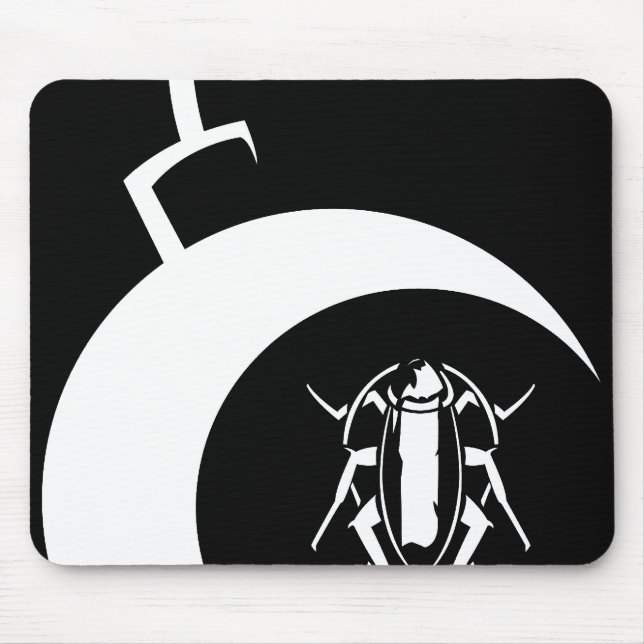 EC (vit bombarderar), nära övre Mousepad Musmatta (Framsidan)