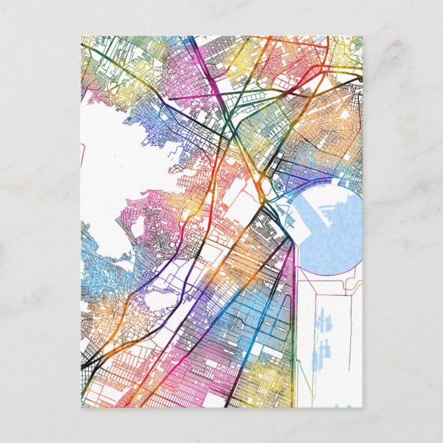 Ecatepec de Morelos Mexico City Karta Vykort (Framsida)