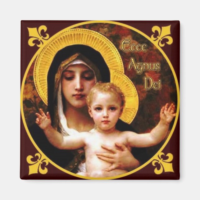 Ecce Agnus Dei Magnet (Framsidan)