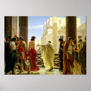Ecce Homo, 1871 från Antonio Ciseri Poster