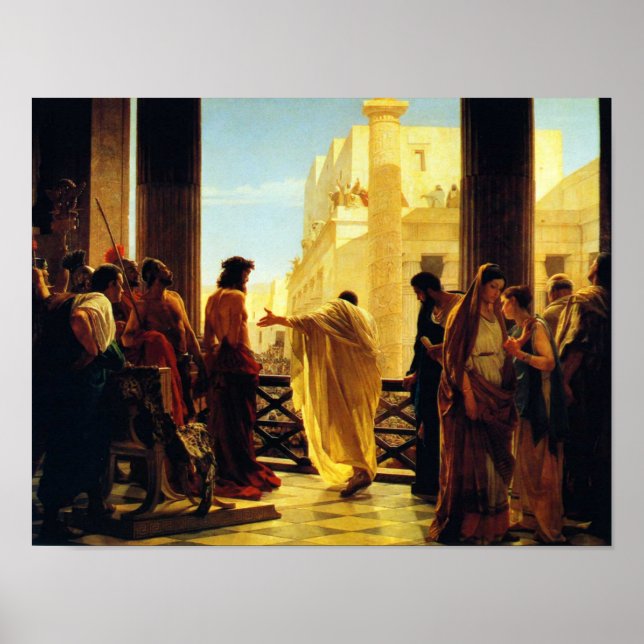 Ecce Homo - Antonio Ciseri Poster (Framsidan)