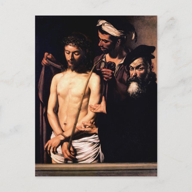 Ecce Homo från Caravaggio (1605) Vykort (Framsida)