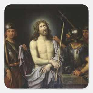 Ecce Homo Fyrkantigt Klistermärke