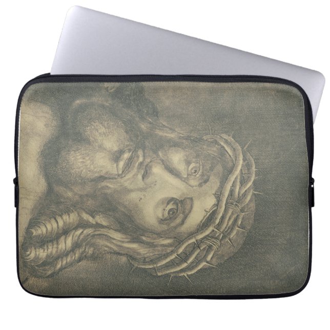 Ecce homo Heliga ansiktet Jesus Laptop Fodral (Framsidan)