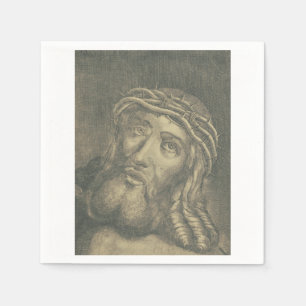 Ecce homo Heliga ansiktet Jesus Pappersservett