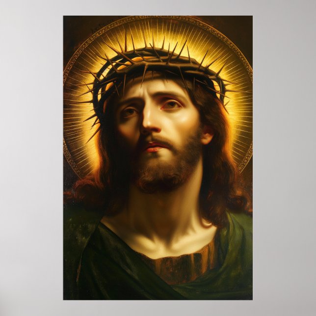 Ecce Homo | Jesus Christ with Crown of Thorns Poster (Framsidan)