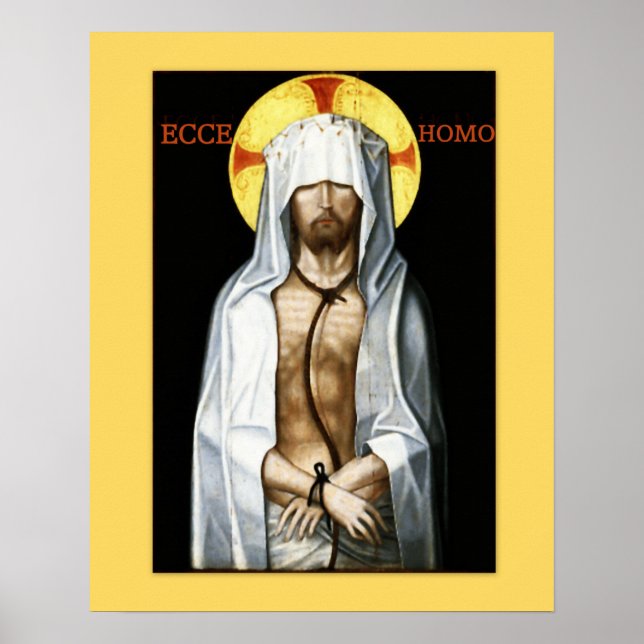 Ecce Homo Jesus Poster Matchad (Framsidan)