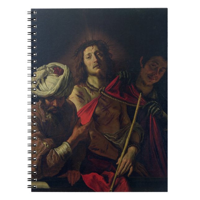 Ecce Homo (olja på kanfas) Anteckningsbok Med Spiral (Framsidan)