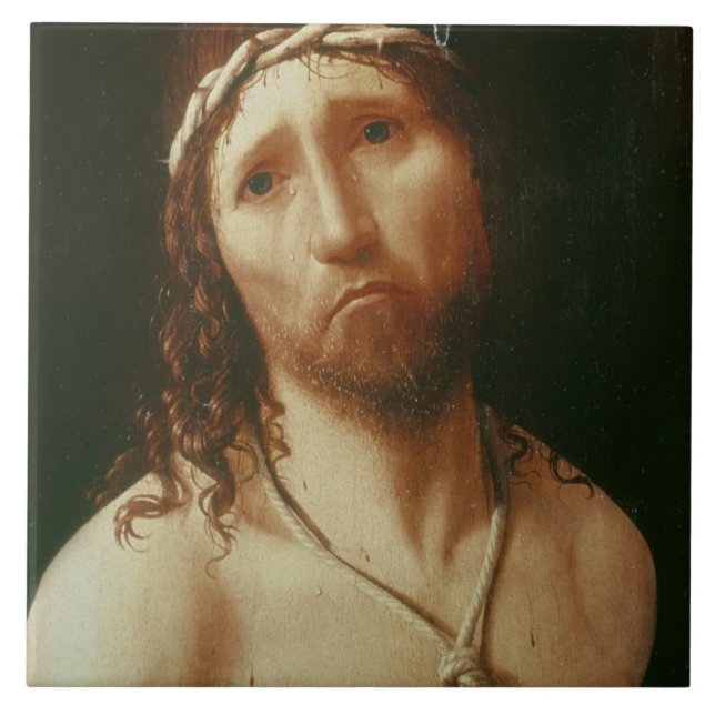 Ecce Homo (olja på panel) Kakelplatta (Framsidan)